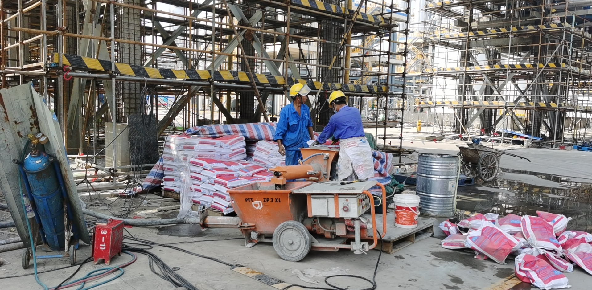 w66利来灌浆料施工质量：和易性沉要作用